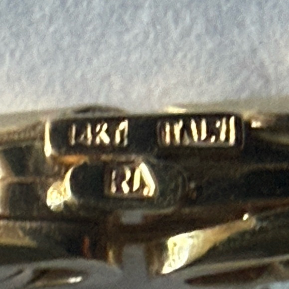 Saks fith Avenue 14k Byzantine link Unisex Bracelet Made In italy NWT $3600 - Picture 9 of 17